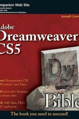 Cover of Adobe Dreamweaver CS5 Bible