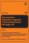 Book cover for Panoramica del Teatro Espanol Y Latinoamericano del Siglo XX