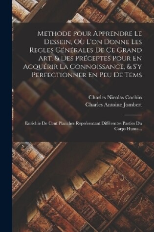 Cover of Methode Pour Apprendre Le Dessein, Où L'on Donne Les Regles Générales De Ce Grand Art, & Des Préceptes Pour En Acquérir La Connoissance, & S'y Perfectionner En Peu De Tems