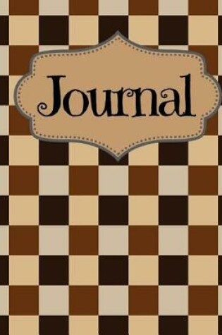 Cover of Checkered Coffee Shades Notebook