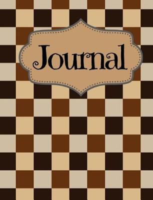 Book cover for Checkered Coffee Shades Notebook