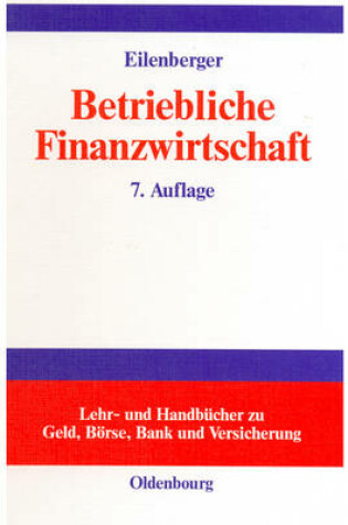 Cover of Betriebliche Finanzwirtschaft
