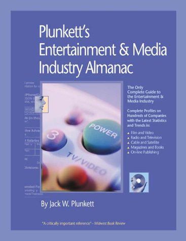 Book cover for Plunkett's Entertainment & Media Industry Almanac, 2000-2001