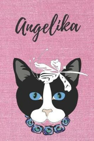 Cover of Angelika Notizbuch Katze / Malbuch / Tagebuch / Journal / DIN A5 / Geschenk