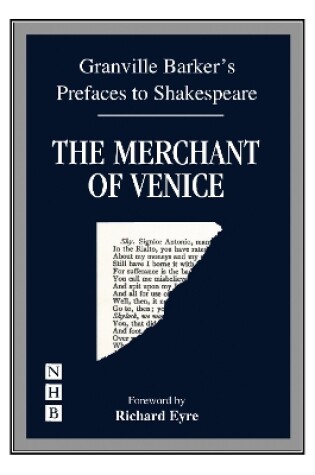 Cover of Preface to The Merchant of Venice