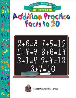 Cover of Addition Practice Facts to 20