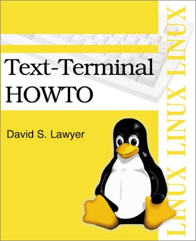 Book cover for Text-Terminal HOWTO