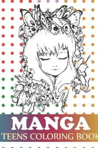 Cover of Manga Teens Coloring Book