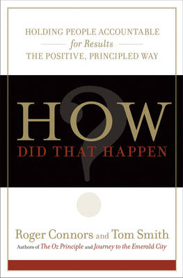 Book cover for How Did That Happen?