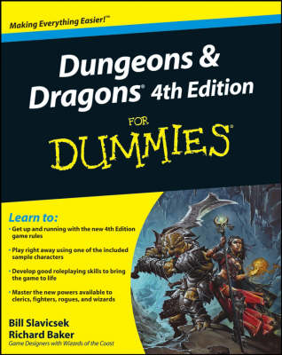 Book cover for Dungeons and Dragons 4th Edition For Dummies