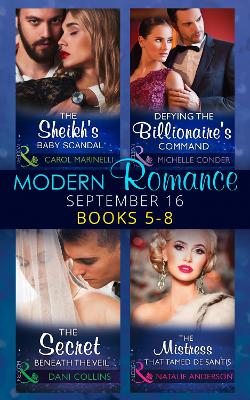 Book cover for Modern Romance September 2016 Books 5-8