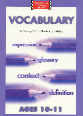 Book cover for Vocabulary; Term By Term Photocopiables 10-11