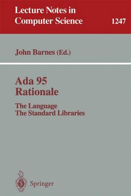 Book cover for ADA 95 Rationale