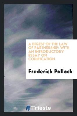 Book cover for A Digest of the Law of Partnership