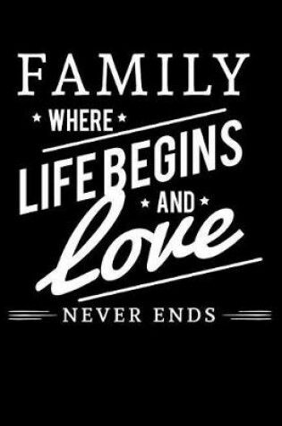 Cover of Family Where Life Begins and Love Never Ends