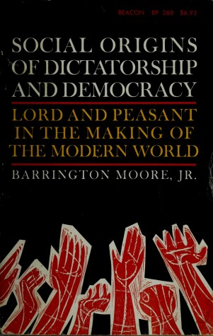 Book cover for Social Origins Dictatorship & Democracyo