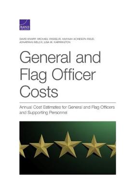 Book cover for General and Flag Officer Costs