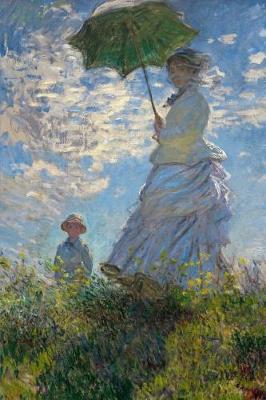 Book cover for Woman with a Parasol by Claude Monet Journal