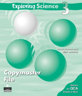 Book cover for Exploring Science Copymaster File 3