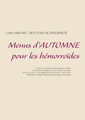 Book cover for Menus d'automne pour les hémorroïdes