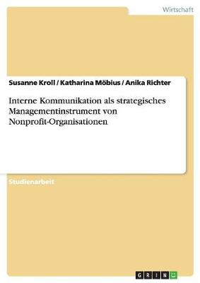 Book cover for Interne Kommunikation als strategisches Managementinstrument von Nonprofit-Organisationen