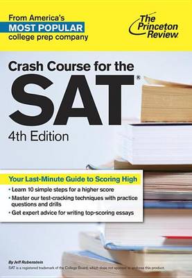 Book cover for Crash Course For The Sat, 4th Edition