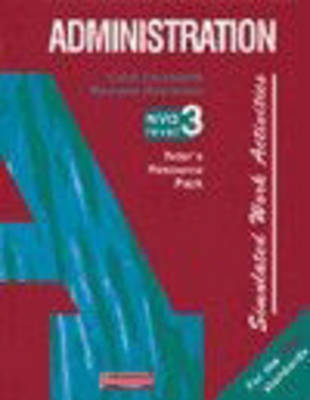 Book cover for S/NVQ Administration Level 3 Simulated Work Activities