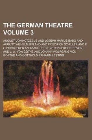 Cover of The German Theatre Volume 3