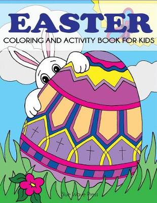 Book cover for Easter Coloring and Activity Book for Kids