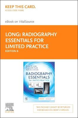 Book cover for Radiography Essentials for Limited Practice - Elsevier eBook on Vitalsource (Retail Access Card)