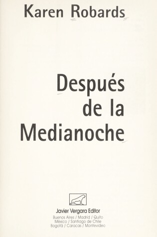Cover of Despues de La Medianoche
