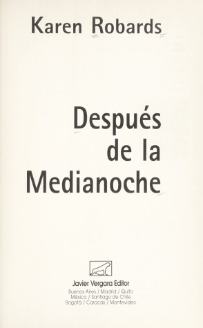 Book cover for Despues de La Medianoche