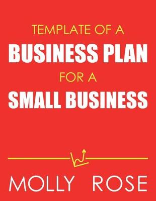 Book cover for Template Of A Business Plan For A Small Business