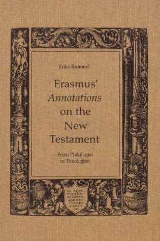 Cover of Erasmus' Annotations on the  New Testamen