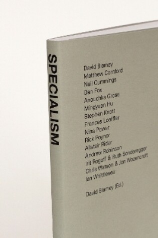 Cover of Specialism