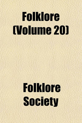 Book cover for Folklore (Volume 20)