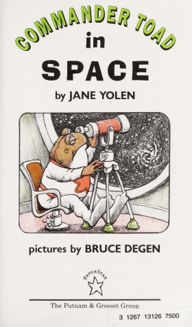 Book cover for Commander Toad in Space