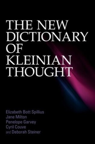 Cover of The New Dictionary of Kleinian Thought