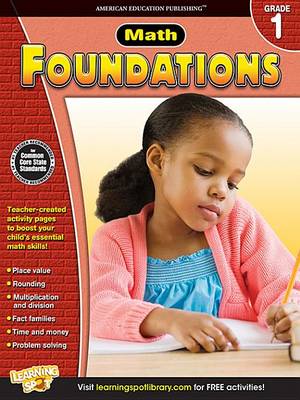 Book cover for Math Foundations, Grade 1