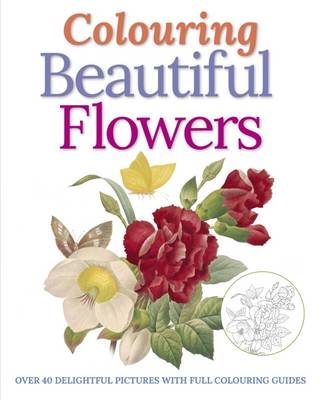 Book cover for Colouring Beautiful Flowers