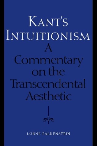 Cover of Kant's Intuitionism