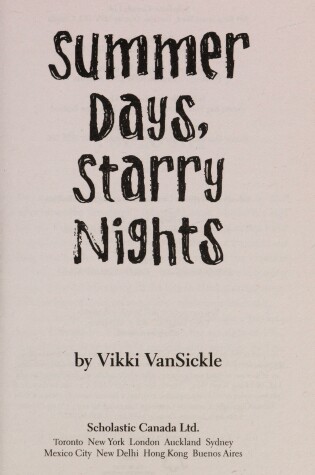 Cover of Summer Days, Starry Nights