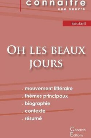 Cover of Fiche de lecture Oh les beaux jours de Samuel Beckett (Analyse litteraire de reference et resume complet)