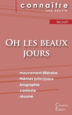 Book cover for Fiche de lecture Oh les beaux jours de Samuel Beckett (Analyse litteraire de reference et resume complet)