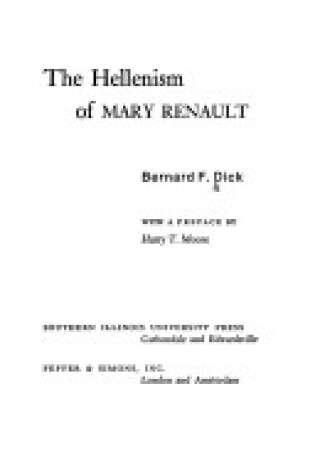 Cover of Hellenism of Mary Renault