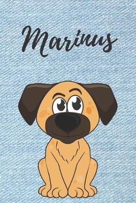 Book cover for personalisiertes Notizbuch Hunde / Malbuch / Tagebuch / Journal / DIN A5 / Geschenk Marinus