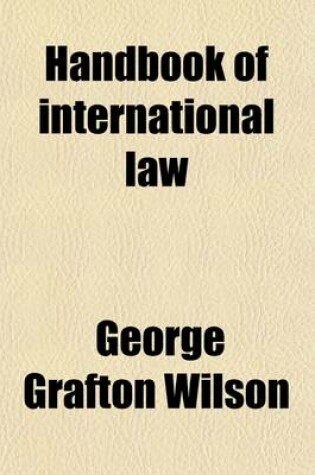 Cover of Handbook of International Law