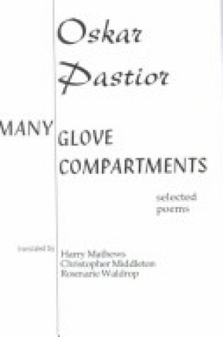 Cover of Many Glove Compartments: Selected Poems