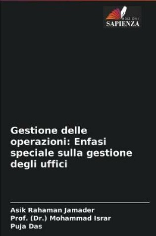 Cover of Gestione delle operazioni