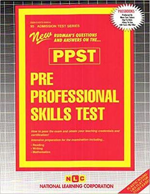 Book cover for PRE PROFESSIONAL SKILLS TEST (PPST)